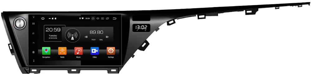 Sale DSP IPS 10.1" HD Android 9.0 4GB +8Core + 64GB ROM Car DVD Player AHD Wifi Bluetooth 4.2 RDS RADIO GPS Map For Toyota CAMRY 2018 4