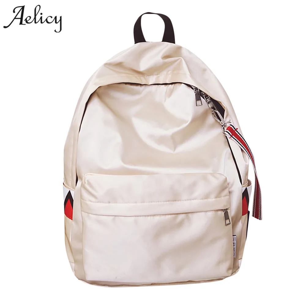 

Aelicy Fashion Designer Preppy Style Women Waterproof Nylon Backpack 4 Colors Female Casual Travel Bag Mochila Feminina 1101