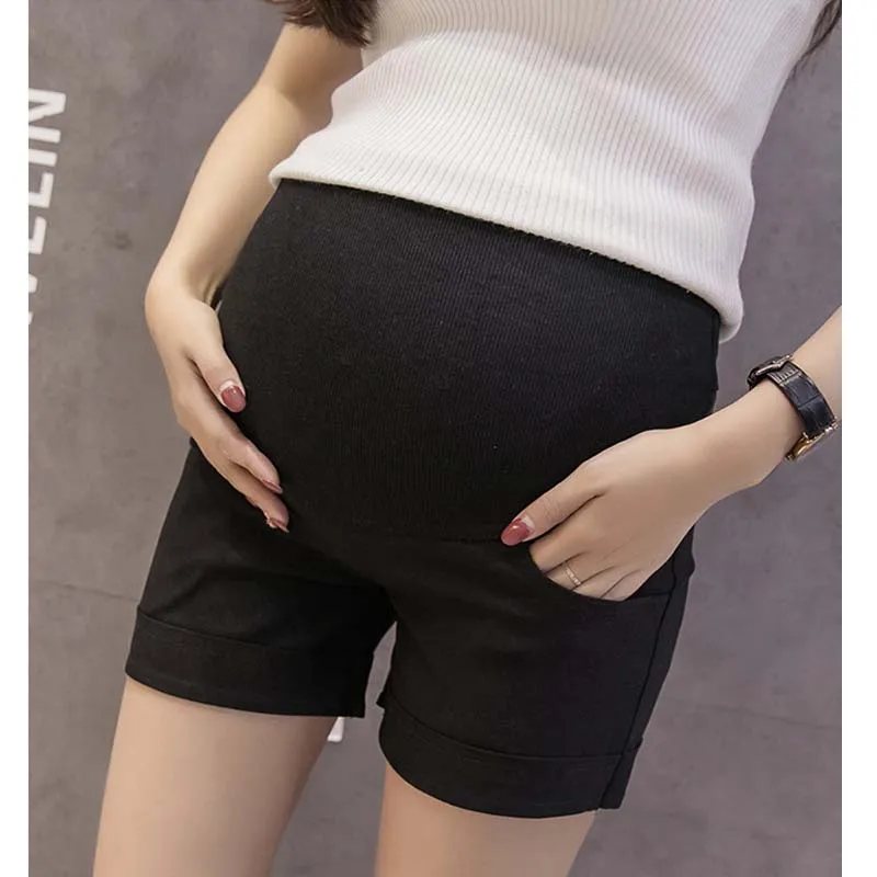 Летние шорты для беременных, брюки для беременных, женские брюки для беременных