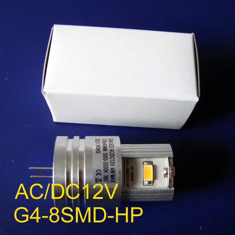 Высокое качество AC/DC12V 5630 LED G4 лампы 4 Вт высокой мощности LED G4 12 В светодиодные фонари(, 5 шт. в партии