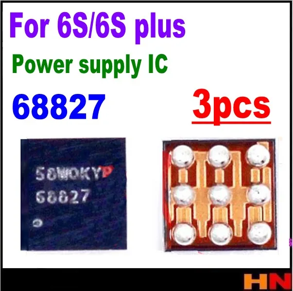 3 шт. Q2300 68827 CSD68827W для iPhone 6S &amp Plus 6SP USB зарядное устройство IC чип зарядки 9 pins |