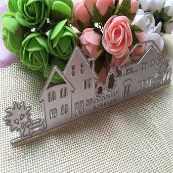 

Villa Metal Cutting Dies Stencils DIY Scrapbooking Album Decorative Embossing Folder Suit Paper Cards Die Cutting Template