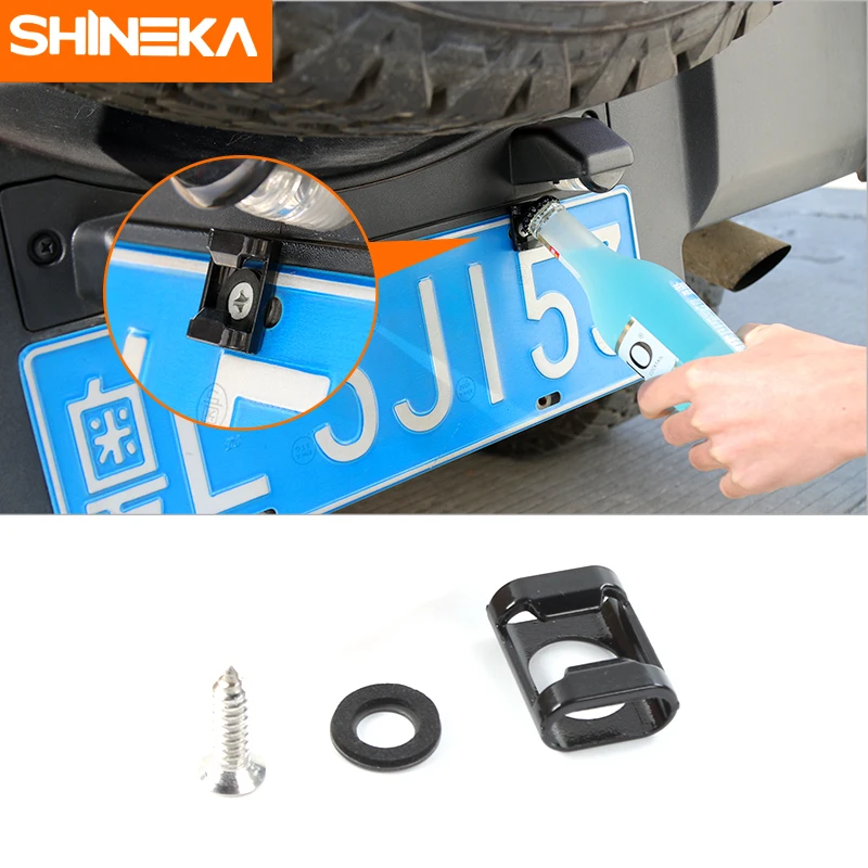 SHINEKA задний номерной знак установлен аксессуар для Jeep Wrangler JK TJ F 150 винты подходит