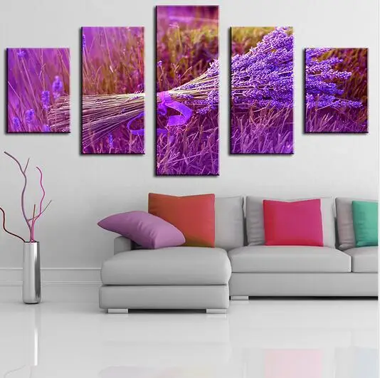 5pcs huong Oil Painting On Canvas for Home Decor Wall | Дом и сад