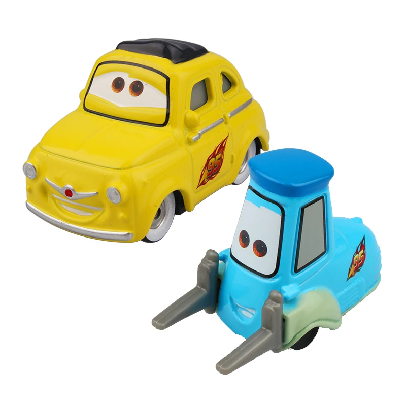 

Disney Pixar Cars 2 3 Lightning McQueen Forklift Guido Luigo 1:55 Diecast Alloy Car Model Children's Day Gift Toy For Kid Boy