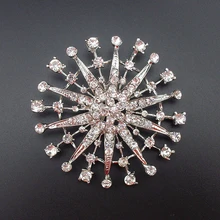 New Flashing Shiny Applique Rhinestone Retro Unisex Metal Alloy Pin Brooch Jewelry, Item NO.: BH7539