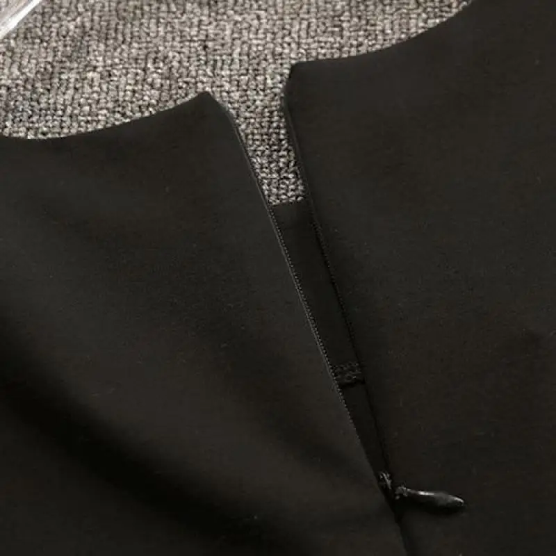 2019 Spring New Arrival Korean Style Temperament Slim Full Sleeve Black Mini Dress Loose Women Dresses With Sash Free Shipping