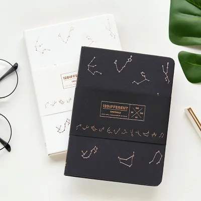 

Constellation" Black White Notebook Blank Sketchbook Journal Freenote Diary Study Notebook Stationery Gift Planner Notepad