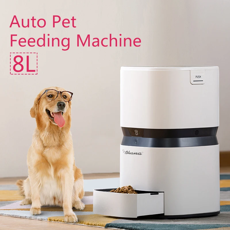 Buy RU Domestic distribution Dog Feeder Automatic USB Charge Capacity 8L Smart