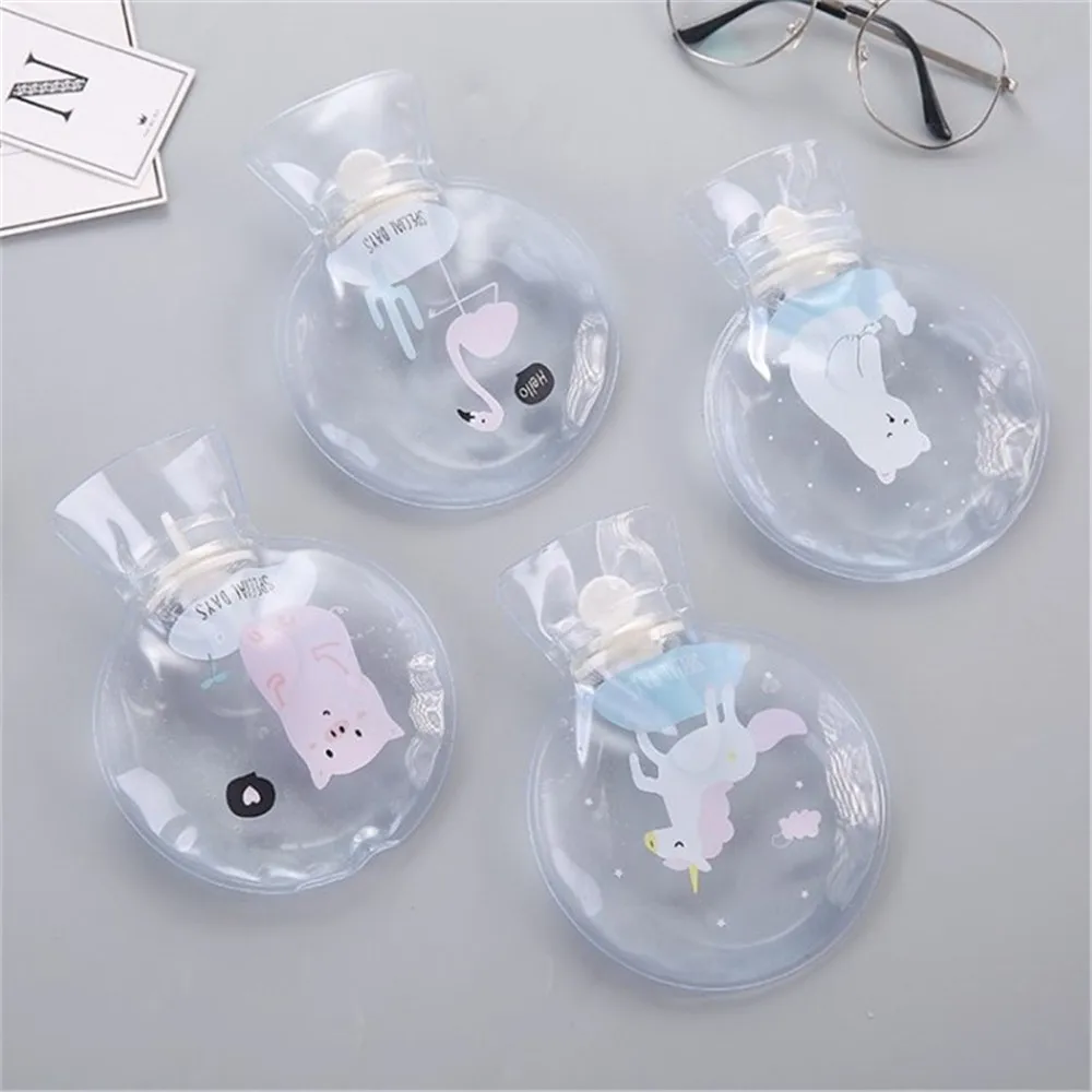 

1 Piece Cute Flamingo Pig Unicorn Bear Pattern Keep Cool Cartoon Kawaii Fashion Chic Hand Warmer Portable Hot Water Bag Bottles