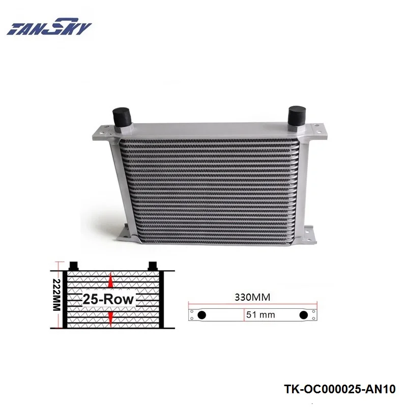 Универсальный 25 строк двигателя/передачи 10-масляный радиатор TK-OC000025-AN10