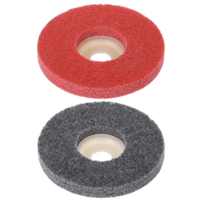 4" Red Fiber Wheels Nylon Wheel Grinding Disc Abrasive Tools For Angle Grinder 