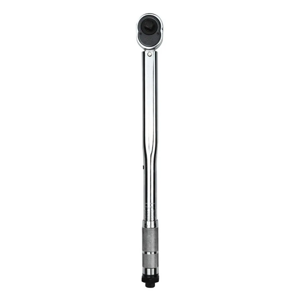 

1/2 inch 10-150ft-lb Torque Adjustable Multifunctional Wrench for Car Motor Repair (Silver)