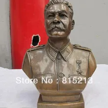 Bi00385 Бронзовый медь Искусство Политик Сталин Иосиф статуя