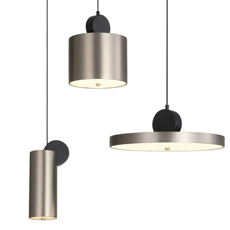 Postmodern Stainless Steel Ceiling Lamp Personality Dining Room Postmodern Stainless Steel Ceiling Lamp