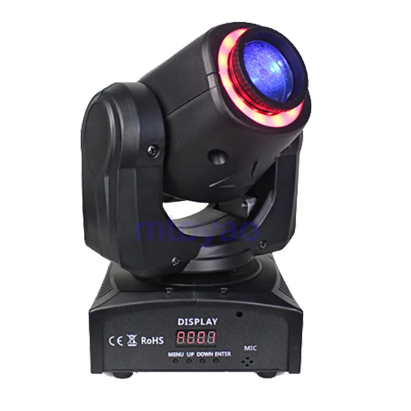 30W Mini Moving Head Light LED tube Aperture DJ Moving Head Spot LED Disco Party Stage Effect
