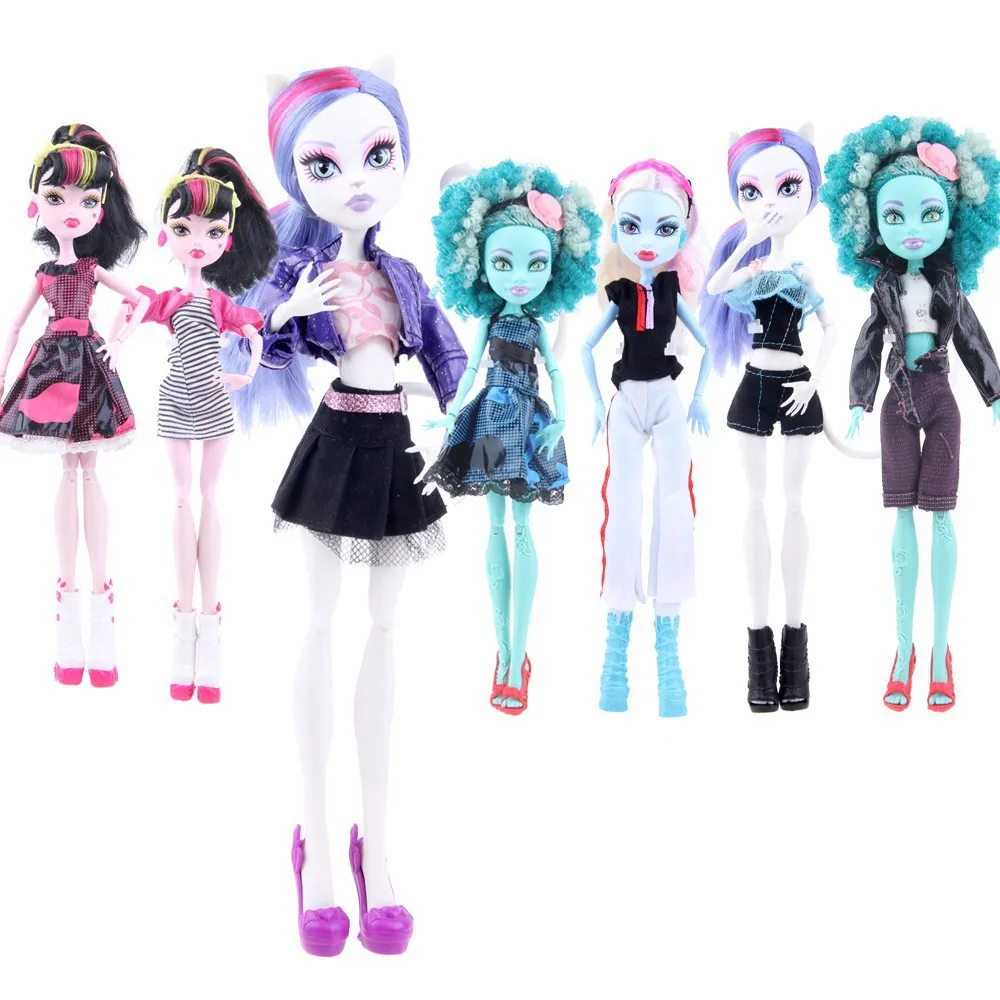 

MONSTER Doll Clothes Toys For Girl Lol Doll Toy 7 Different Style Accessories Monster High Doll Clothes Girl Fashion Accessories