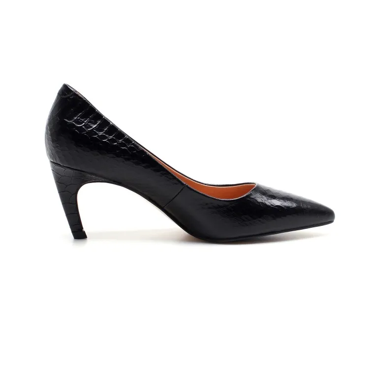 Alto Mujeres Genuino Mujer Nueva Tacones De Fiesta Vestido 2018 Dedo Tacón Del blanco En Zapatos Moda Mujeres Cuero Pie Puntiagudo {zorssar} Negro Antideslizante Finos Las UwOqw