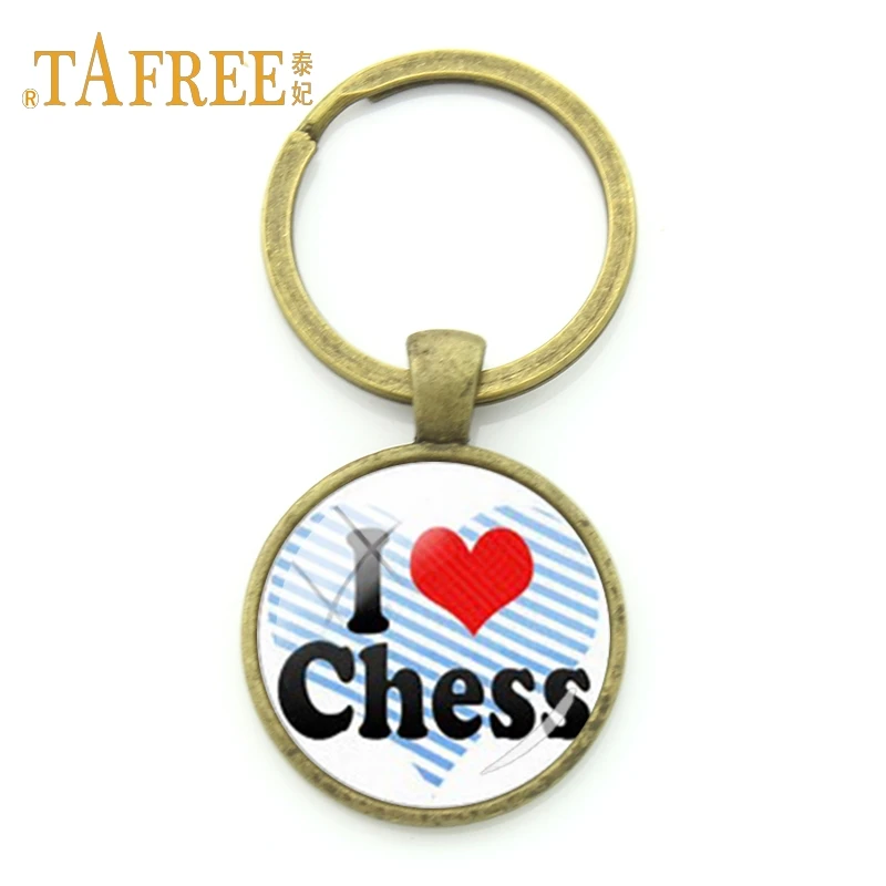 TAFREE 2017 Новый Модный шахматный брелок для мужчин женщин Подвеска шахматы ретро
