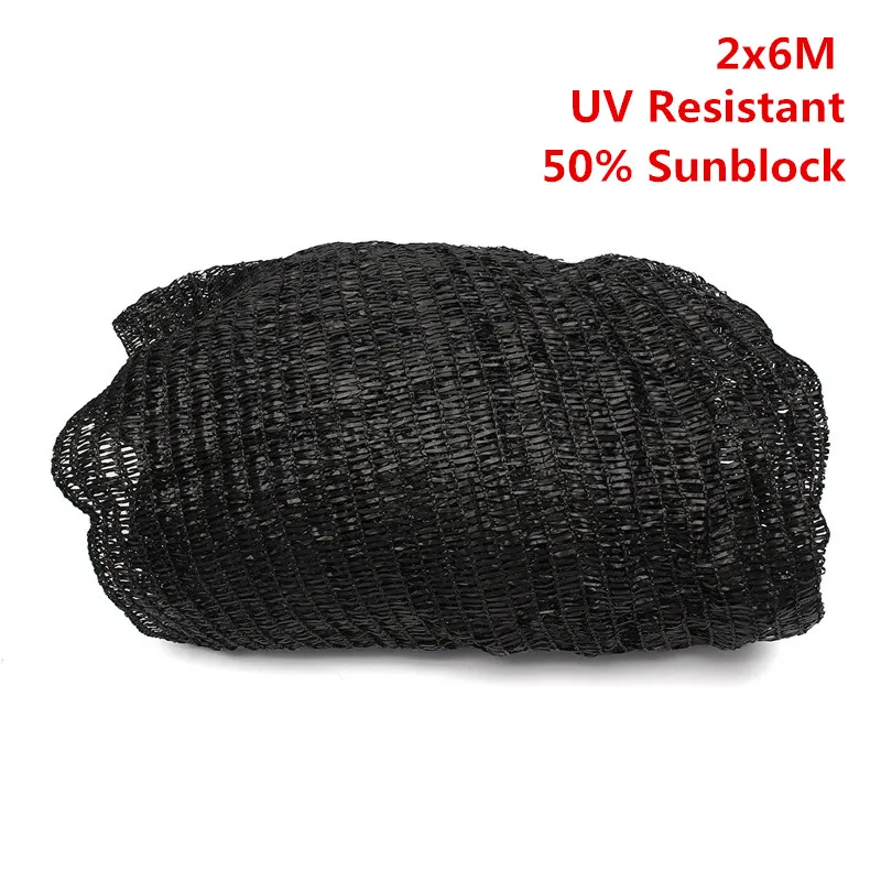 

KiWarm 2x6M 50% Sunblock Sunscreen Shade Net Mesh Cloth UV Resistant Cloth for Plant Cover Outdoor Garden Pool Farmland
