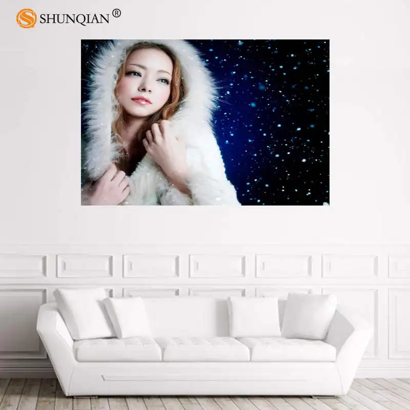 

Nice Custom Namie Amuro Canvas Poster Print painting Art Wall Silk Poster cloth print Fabric Poster