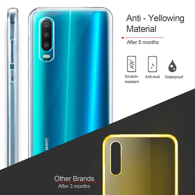 Двойной силиконовый чехол на весь корпус для Huawei P30 P20 Mate 20 Y9 Y7 Y6 P Smart 2019 Y5 Prime 2018 Honor