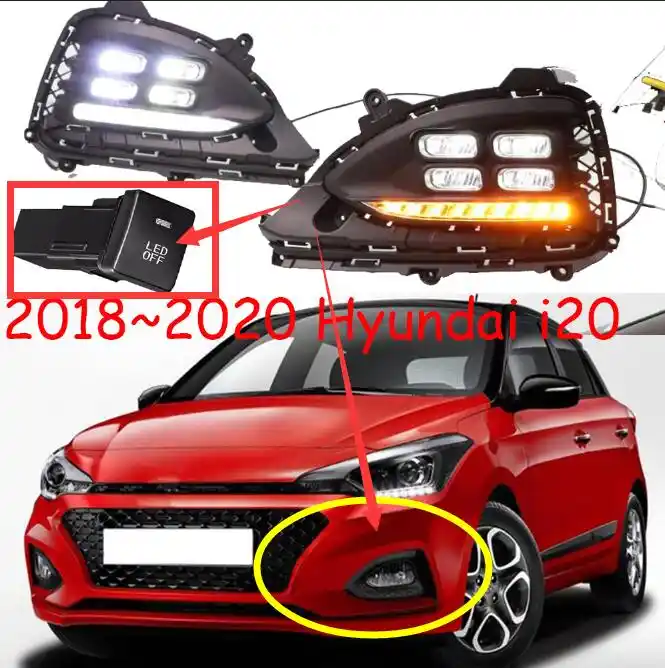Video Display Car Styling For Hyundai I20 Daytime Light Car