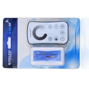 

10pcsRF 2.4G Wireless Touching LED dimmer Remote Controller + dimmer LED controller, 5050 3528 Single Color Strip Bulb DC12V~24V