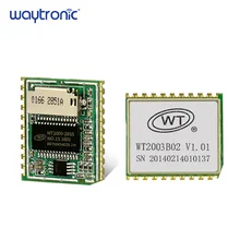 WT2003B02 5V Programing MP3 WAV Audio Module with SD Card Slot Key UART Serial Port Control