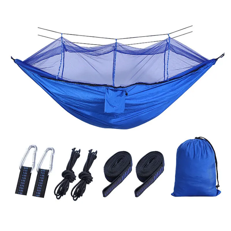 

Portable mosquito net hammock outdoor swing hammock, anti-mosquito high elevation park double tree swing furniture Adults