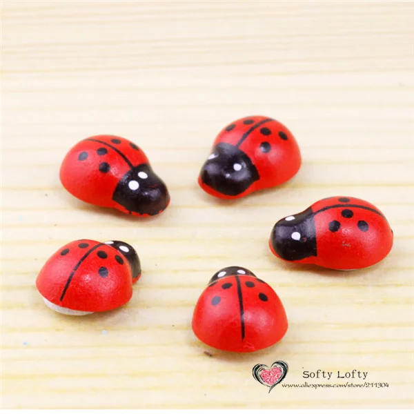 Ladybug pvc mini figures toys 3 sizes - 1