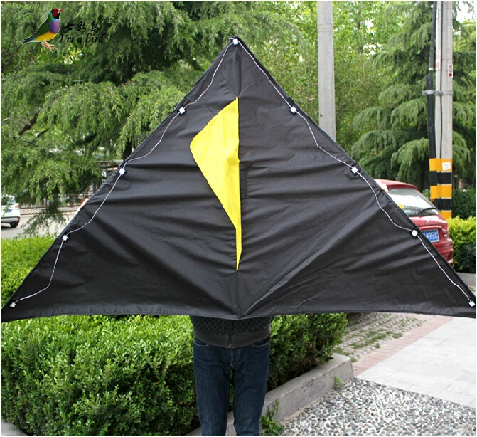 Outdoor Fun Sports 2015 New 2m Power  Trangle LED Kite  With Handle And Line Good Flying