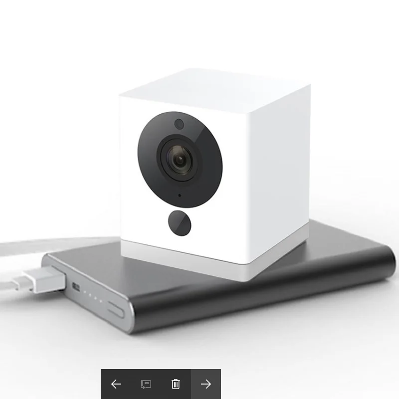 Оригинальная портативная мини видеокамера Xiaomi CCTV Mijia Xiaofang 1S 1080 P, ночное видение, 8-кратный цифровой зум, Wi-Fi приложение, управление для домашней камеры