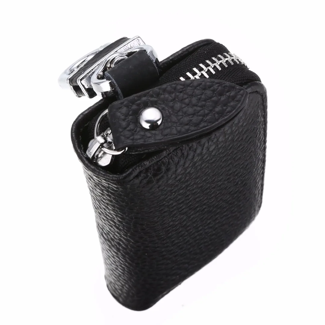 Universal Car PU Leather Smart Remote Key Chain Holder Fob Bag Case Cover YD