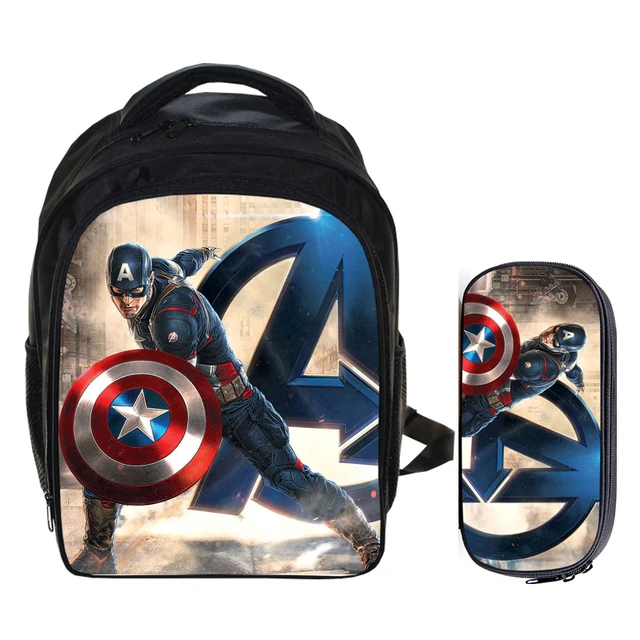 13 Inch The Avengers Captain America Backpack For Boys S Book 13 Inch The Avengers Captain America Backpack For Boys S Book Bag Kids School Children