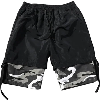 

Summer camouflage shorts 2xl-7xl 8xl plus size cotton shorts oversized european male hiphop loose short trousers Patchwork