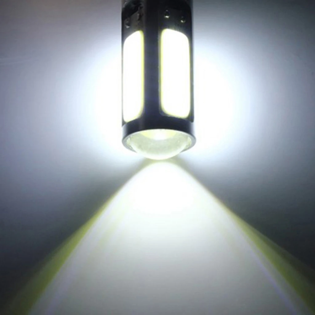 2pcs H6 P15D-25-1 COB LED Motorcycle Headlight Fog Light Bulbs 6000K White