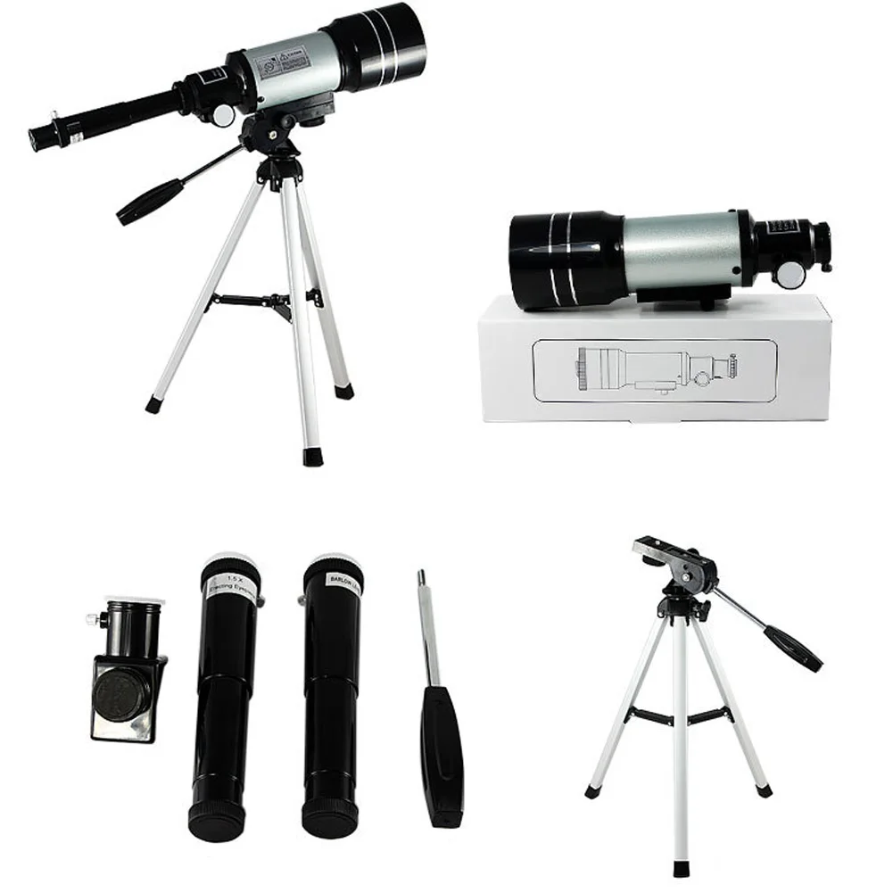 15x-150x High-Powered Magnification HD Telescope Monocular Height Adjustment Tripod Space Astronomical Telescope Spyglass jiehe high quality cf350 60mm monocular space astronomical telescope with tripod powerful zoom monouclar telescope high times