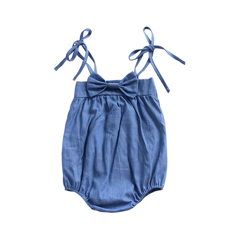 

Children Clothing New Summer girls romper Baby Striped Clothes butterfly knot body suit Fashion Sleeveless Baby Girls jumpsuit