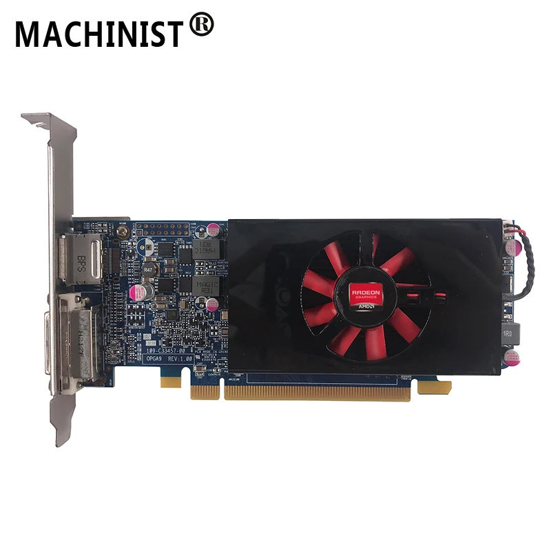 DELL AMD ATI HD7570 1 ГБ настольный DVI DP видео Графическая карта GDDR5 PCI Express 3 0x16 09M4KG mrga9 REV: 00 109