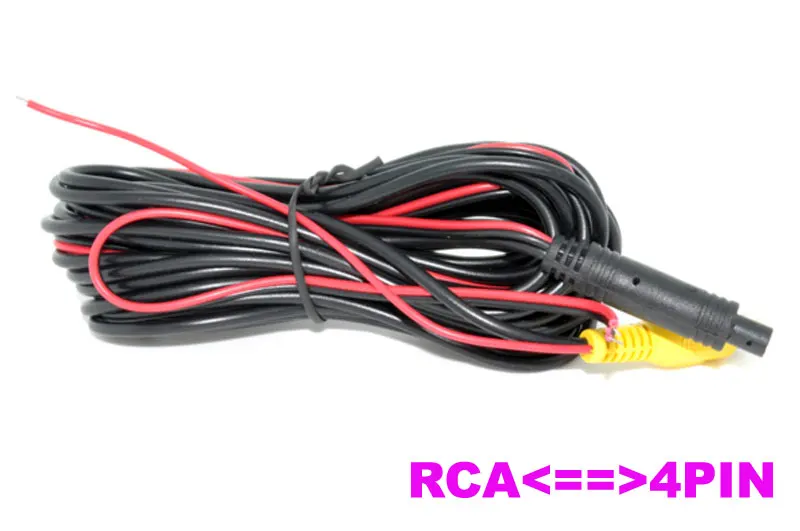 6 Meters Rca 4pin Or Rca Rca Video Cable For Car Parking Rearview Rear