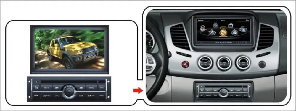 YESSUN для Mitsubishi L200/Strada/Triton/Sportero/Hunter/Warrior-Car Android радио CD dvd-плеер gps Navi навигация