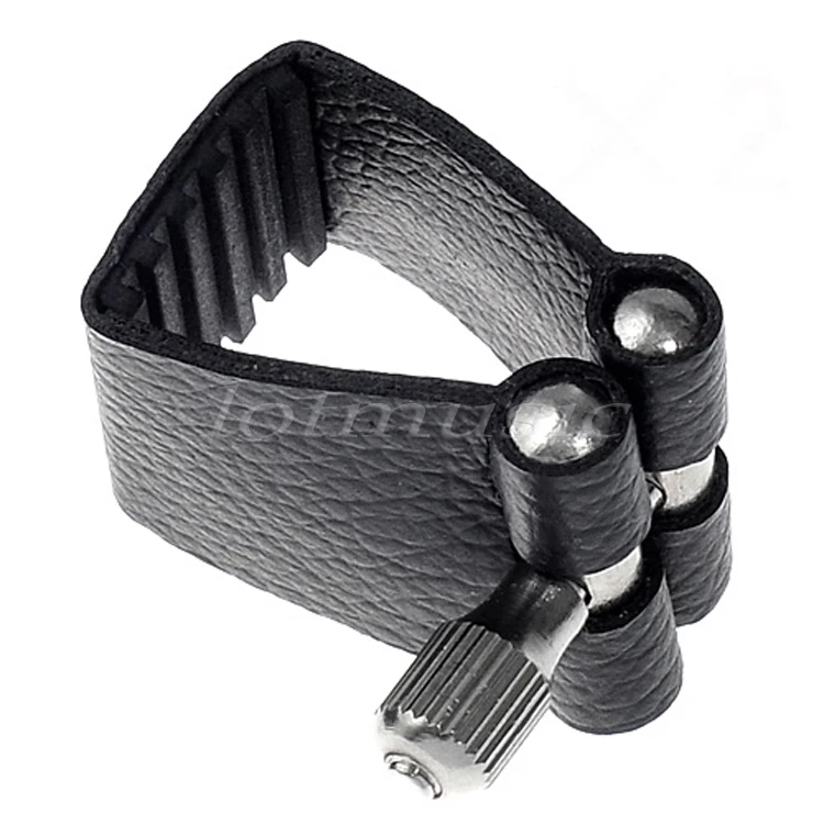 Кожаная Лигатура для альт саксофона Sax Mouthpiece Black 1 шт|saxophone ligature|saxophone mouthpiece altoligature