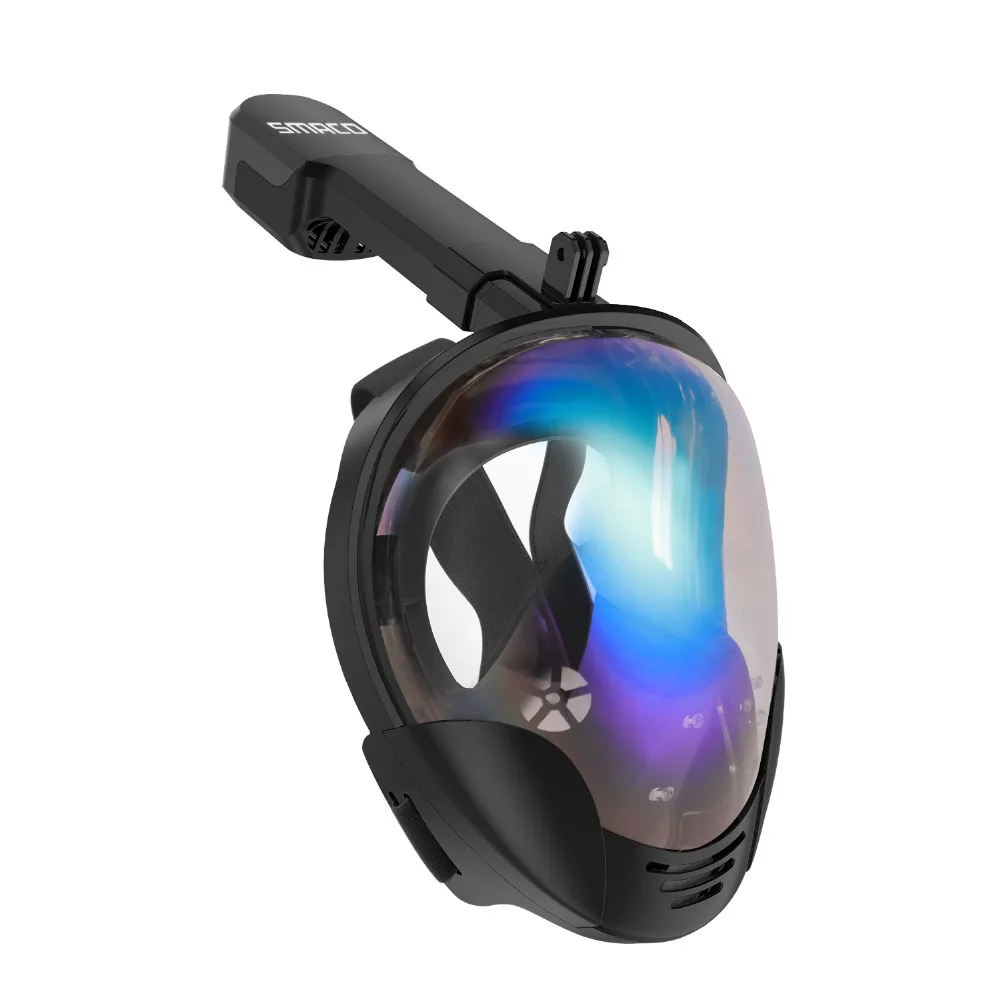 SMACO Scuba Diving Mask Original Snorkel Mask Full Face 180 Degree View Snorkeling Goggle Dry Top Set  Anti-fog For Kids Adults