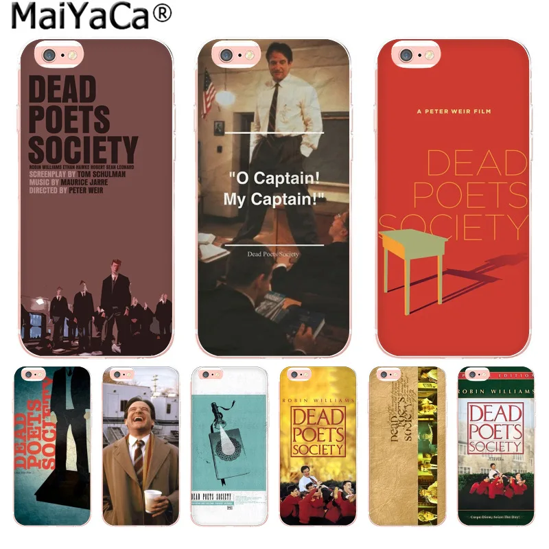 MaiYaCa милый чехол для телефона с надписью Dead Poets Apple iphone 11 pro 8 7 66S Plus X _ SE XS XR