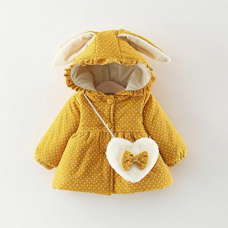 

Children's backpack cute cotton-padded jacket