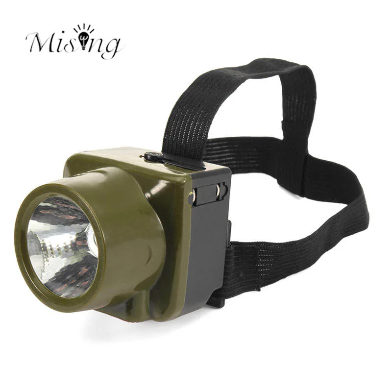 Mising 1 Вт светодиодный водонепроницаемый фонарь для фар мини пластиковый аварийный Головной фонарь для наружного кемпинга походов охоты рыбалки США штекер
