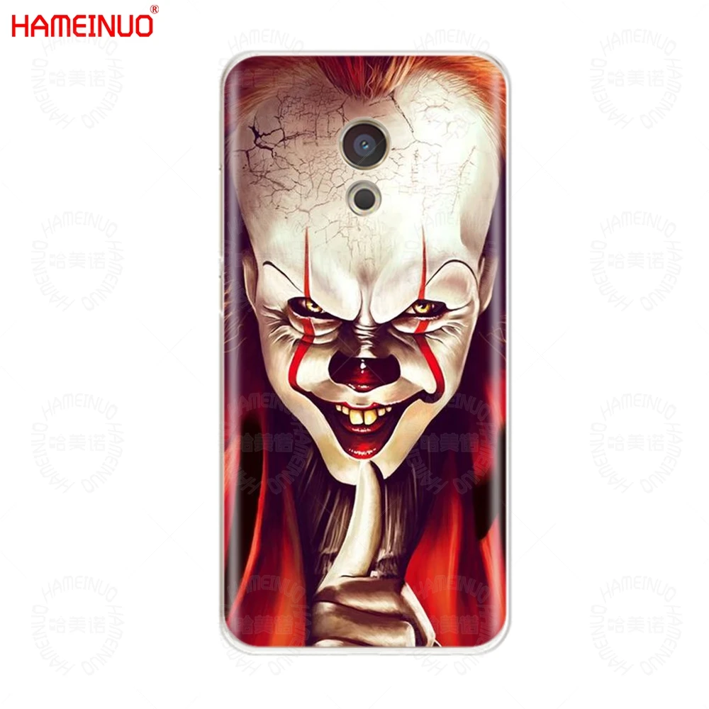 HAMEINUO The Clown Horror IT Cover phone Case for Meizu M6 M5 M5S M2 M3 M3S MX4 MX5 MX6 PRO 6 5 U10 U20 note plus - Цвет: 80711