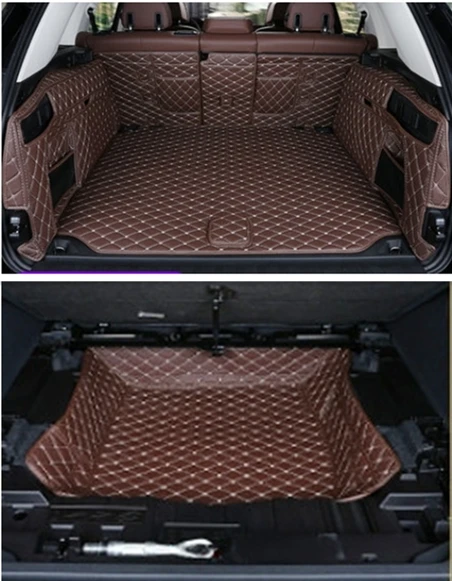 

Good quality mats! Full set car trunk mats for BMW X5 G05 2019 waterproof boot carpets cargo liner mat for X5 2019,Free shipping