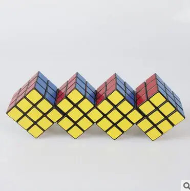 3x3x3 сиамские 4 сиамские колокол Cube Черный cubetwist 4 в 1 Magic Cube Puzzle Весна скорость игра-головоломка с образовательной игрушки для